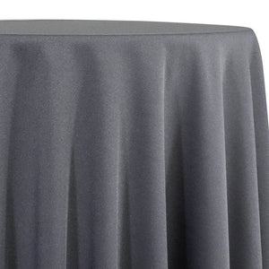 Premium Poly (Poplin) Table Linen in Charcoal 1480