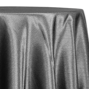 Luxury Satin Table Linen in Charcoal