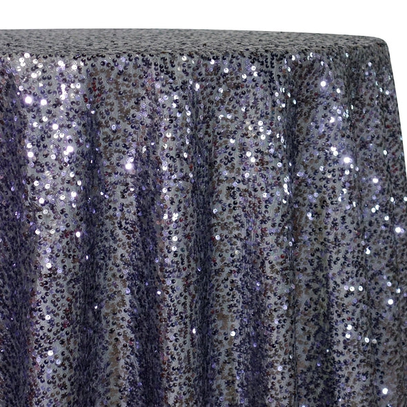 Taffeta Sequins Table Linen in Charcoal