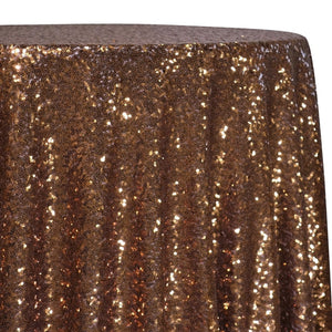 Glitz Sequins Table Linen in Copper