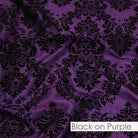BLACK ON PURPLE