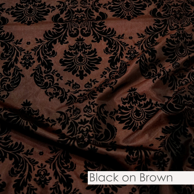 BLACK ON BROWN