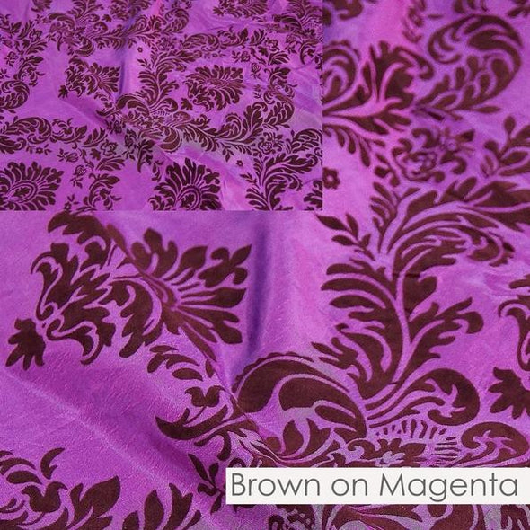 BROWN ON MAGENTA