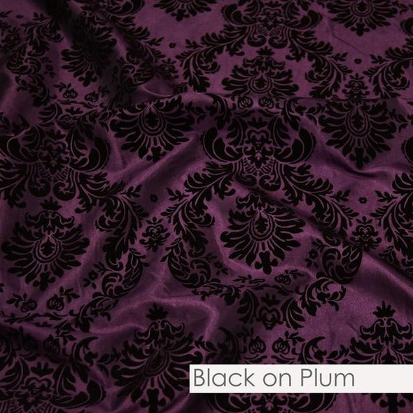 BLACK ON PLUM