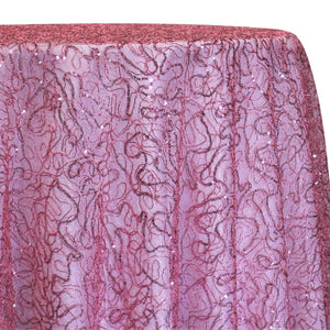 Bedazzle Table Linen in Dusty Rose