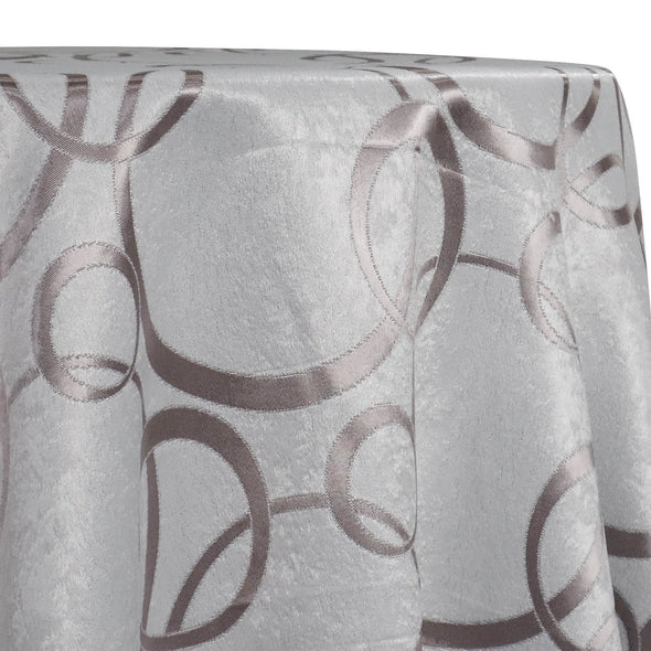 Cirque Jacquard (Reversible) Table Linen in Dusty Rose