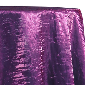 Crush Shimmer (Galaxy) Table Linen in EggPlant 32