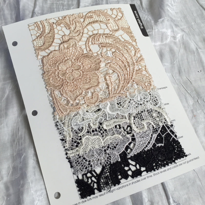 English Lace Color Card