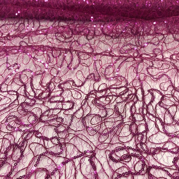 Bedazzle Linen in Fuchsia