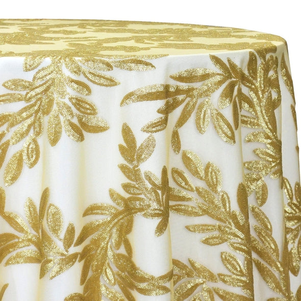 Giselle Sequins Table Linen in Gold