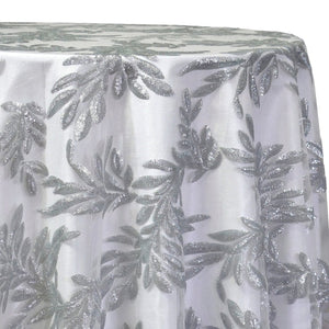 Giselle Sequins Table Linen in Silver