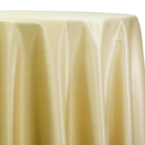 Lamour (Dull) Satin Table Linen in Gold 1325