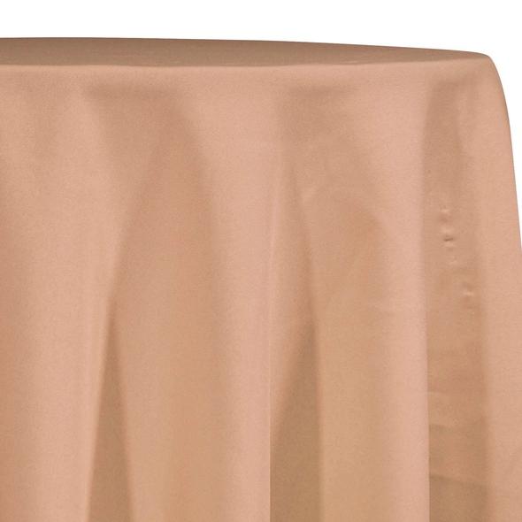 Rose Gold Tablecloth in Polyester for Weddings