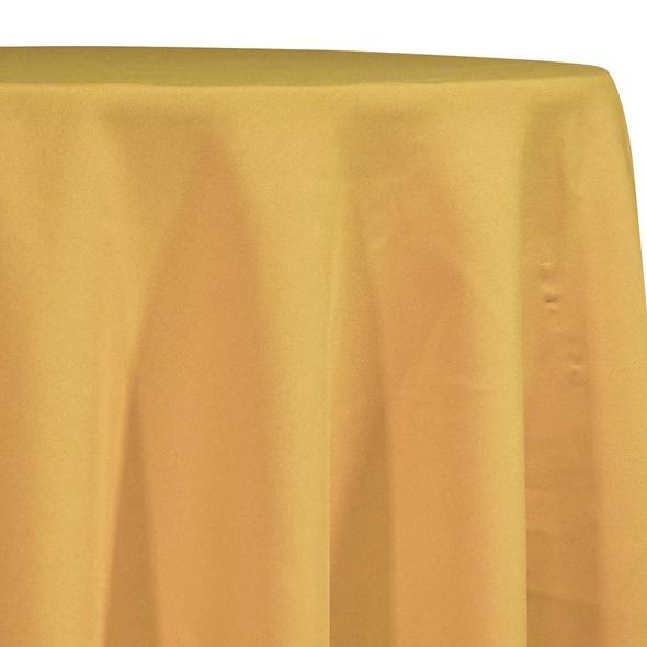 Gold Tablecloth in Polyester for Weddings