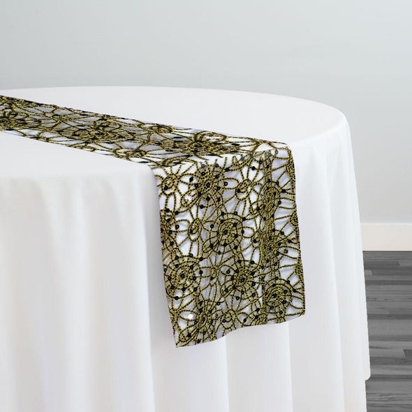 Flower Chain Lace Table Runner | Urquid Linen