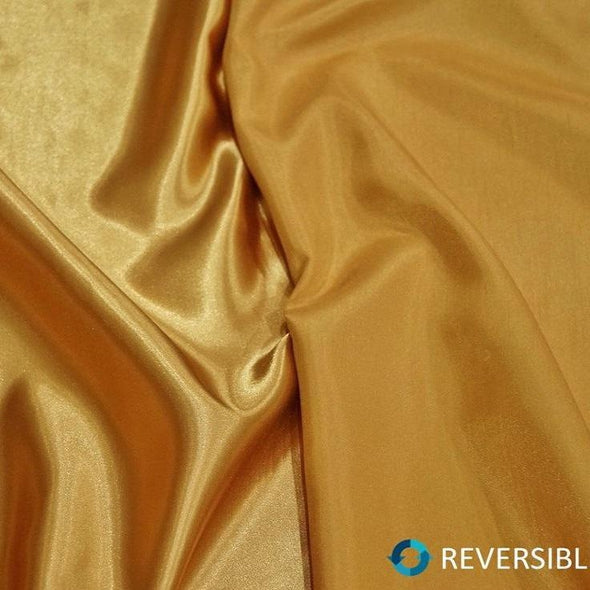Shantung Satin (Reversible) Table Linen in Gold LT