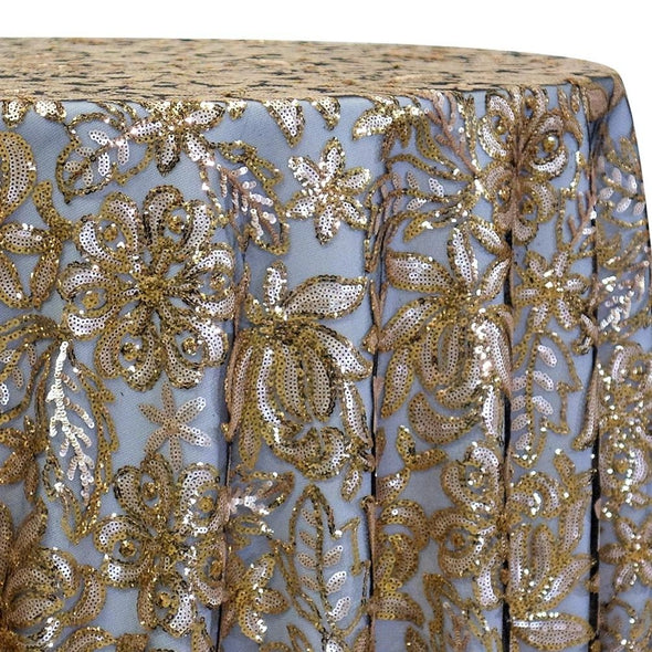 Starlight Sequins Table Linen in Gold