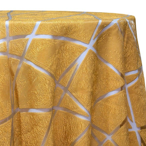 Atlas Sheer Table Linen in Gold