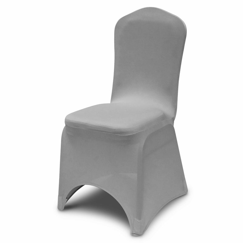 Spandex Banquet Chair Cover in Gray