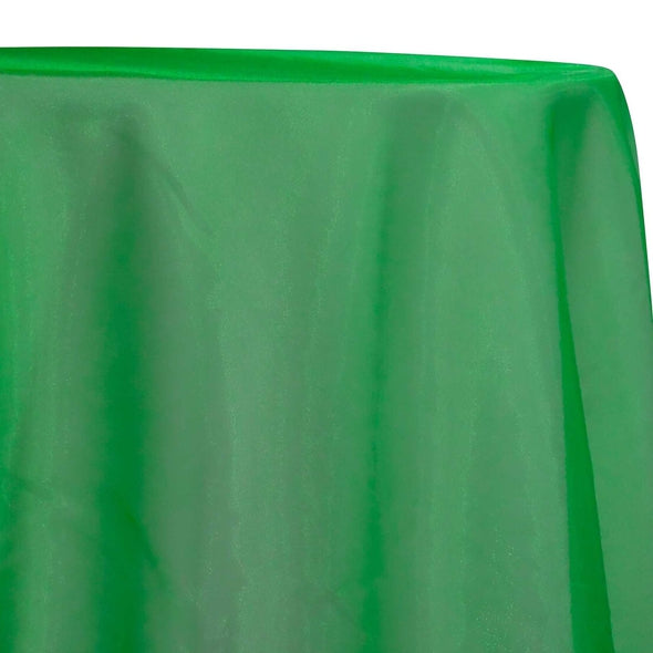 Crystal Organza Table Linen in Green 1875