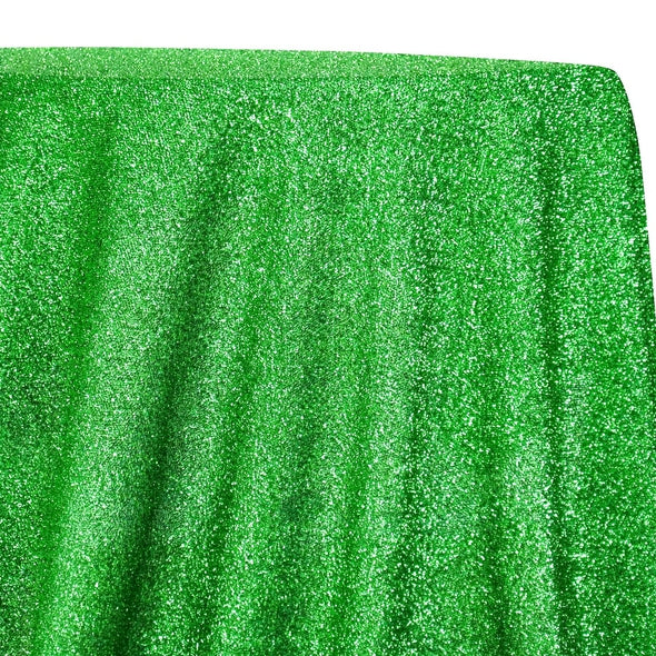 Confetti Metallic Table Linen in Green