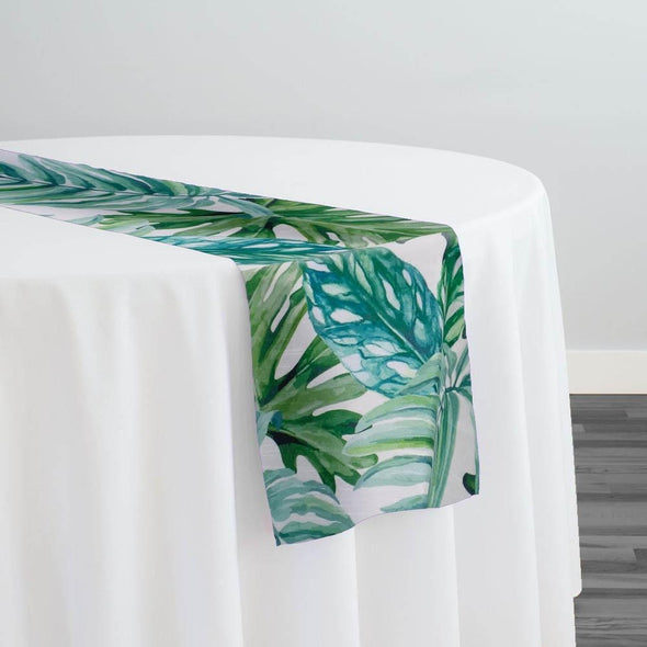 Tropical Print (Dupioni) Table Runners | Urquid Linen