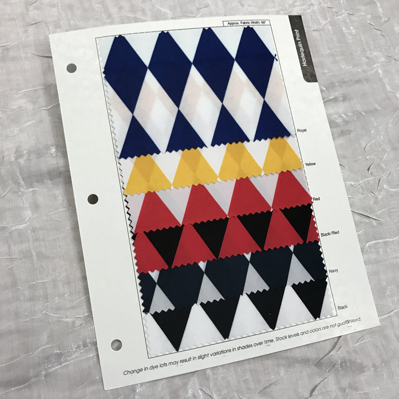Harlequin (Lamour) Print Color Card