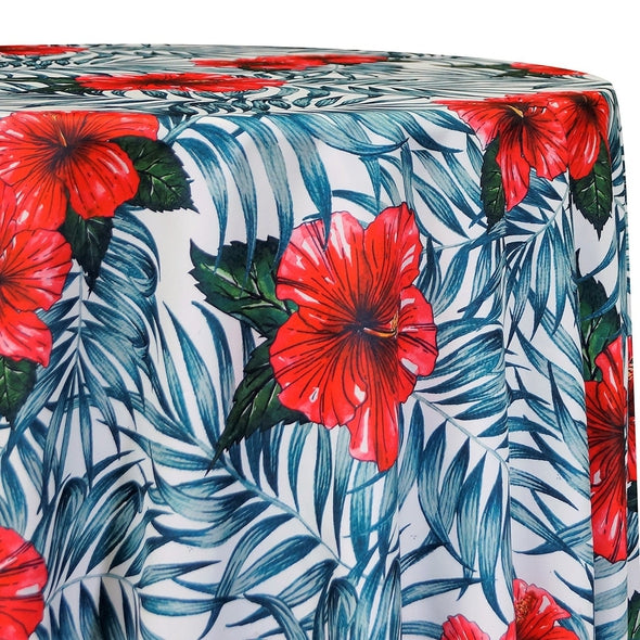 Hibiscus (Poly Print) Table Linen