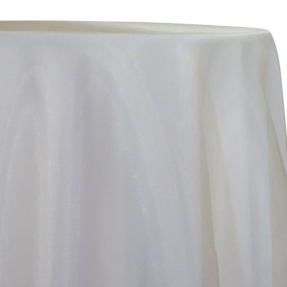 Crystal Organza Table Linen in Ivory 605