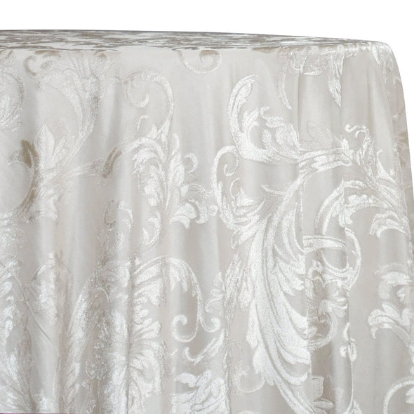 Victorian Jacquard Sheer Tablecloths & Overlays | Urquid Linen