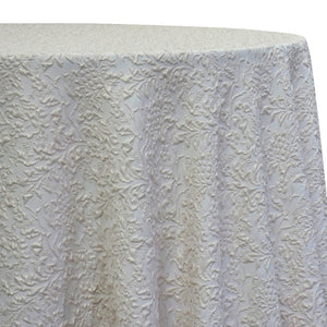 Lucia Jacquard Table Linen in Ivory