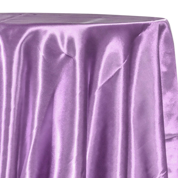 Bridal Satin Table Linen in Lavender 468