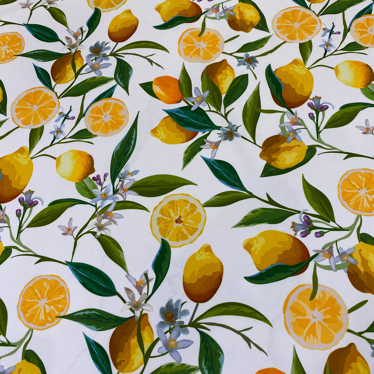 Lemon Print) Wholesale Fabric Lemon
