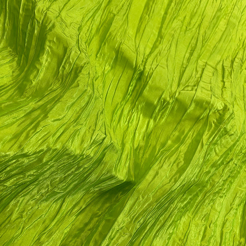 Accordion Taffeta Linen in Lime