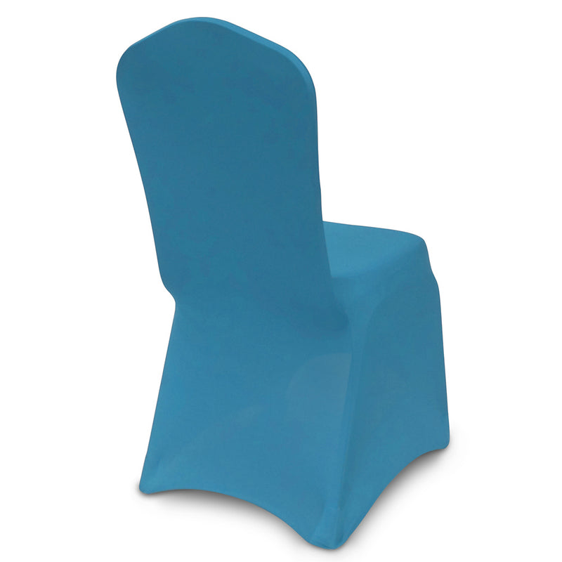 Spandex Banquet Chair Cover in Malibu Blue
