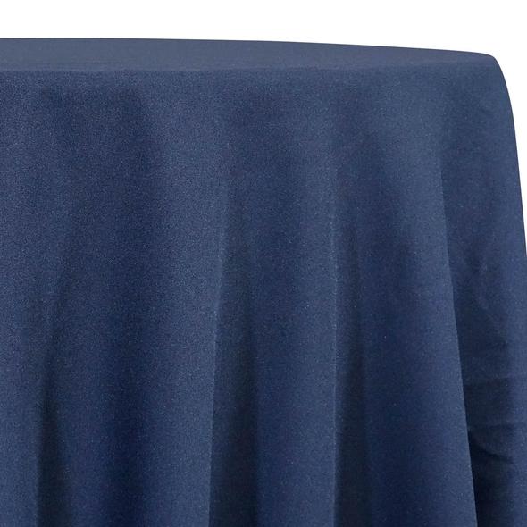 Navy Blue Tablecloth in Polyester for Weddings