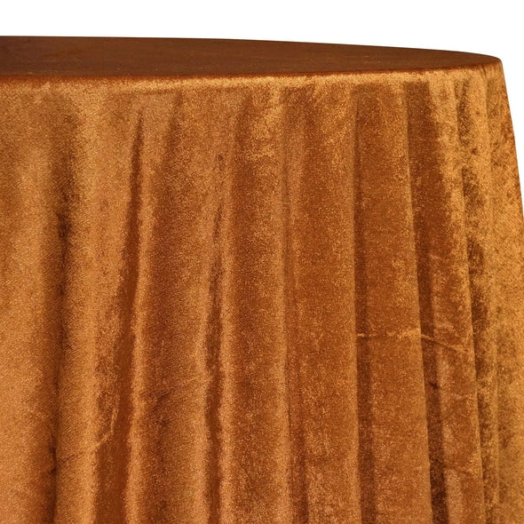 Lush Velvet Table Linen in Rust – Urquid Linen