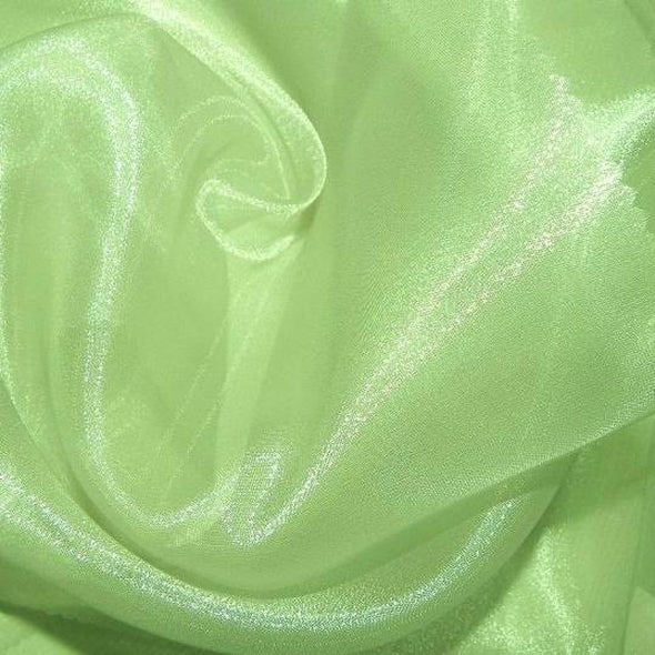 Crystal Organza Table Linen in Lime 993