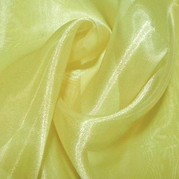 Crystal Organza Table Linen in Yellow 688