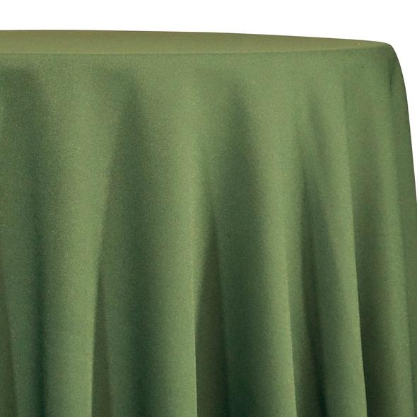 Olive Green Tablecloth in Polyester for Weddings