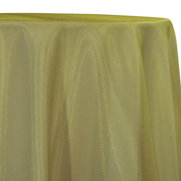 Crystal Organza Table Linen in Olive 337