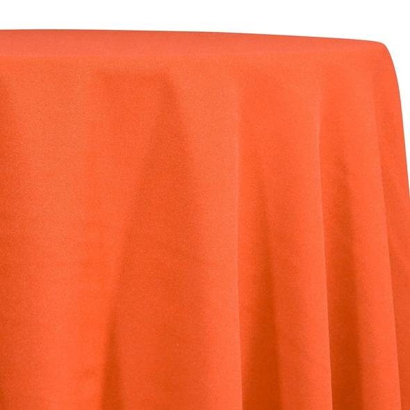 Orange Tablecloth in Polyester for Weddings