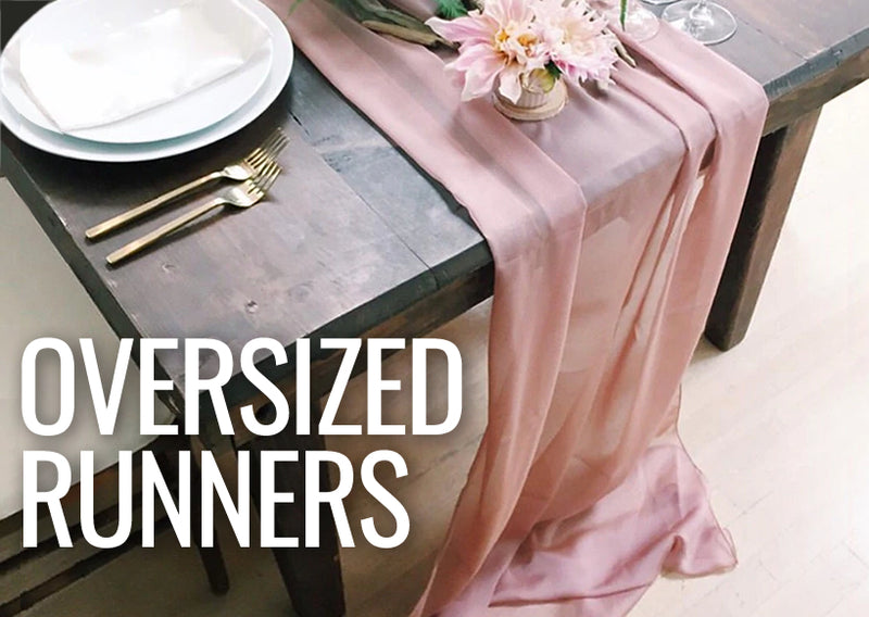 Chiffon (Over-Sized) Table Runner