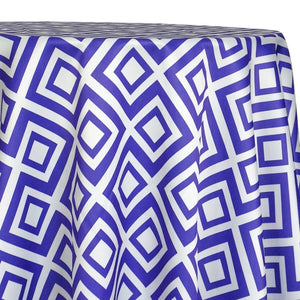 Paragon Print (Lamour) Table Linen in Purple