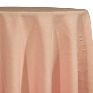 Peach Tablecloth in Polyester for Weddings