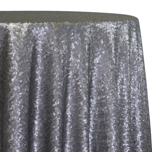 Glitz Sequins Table Linen in Pewter