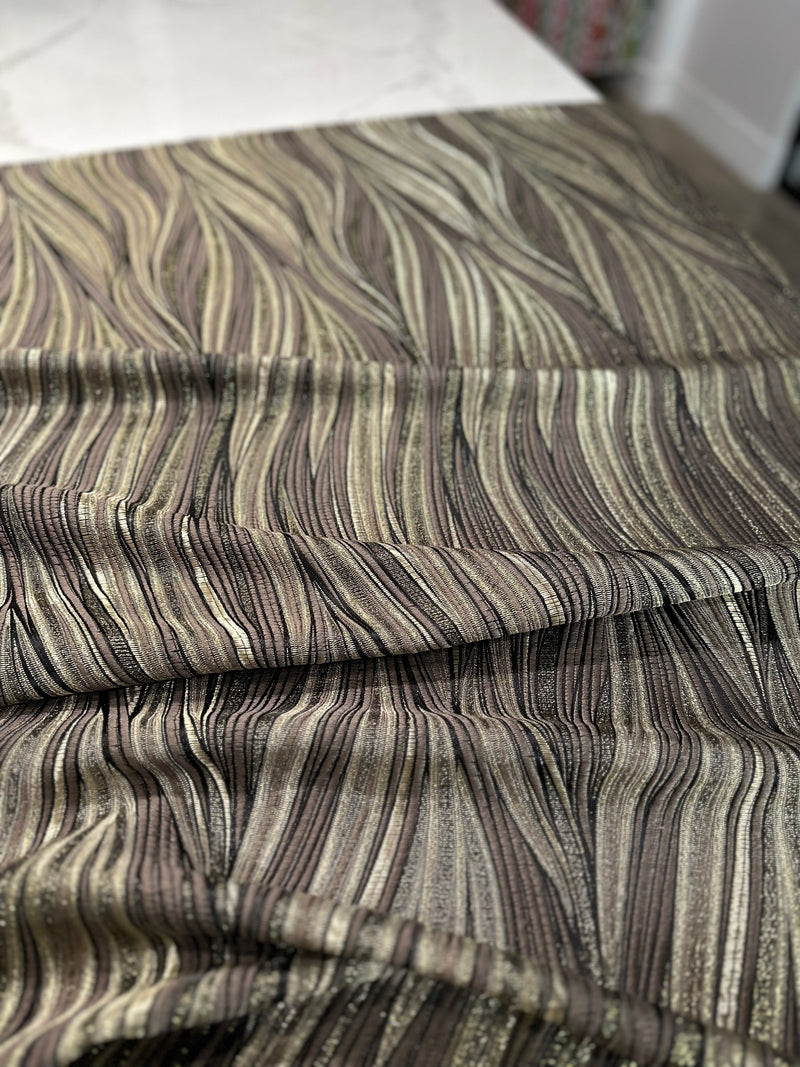 Allure Jacquard Linen in Taupe