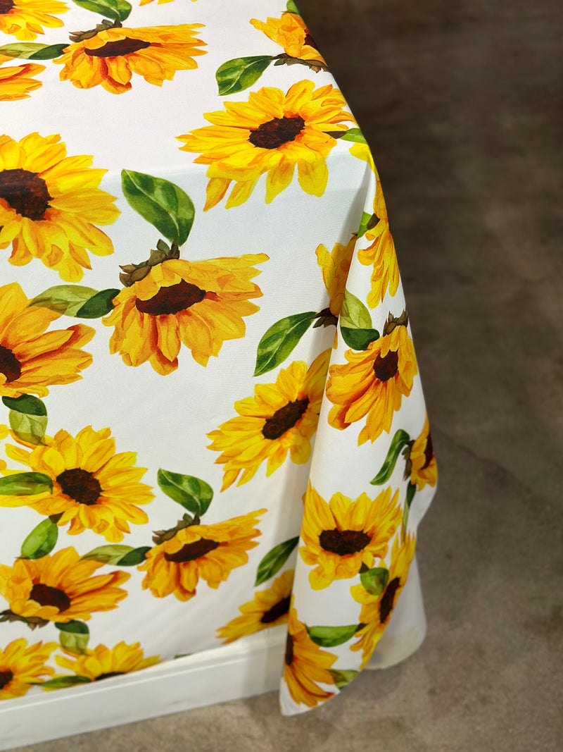 Sunflower (Poly Print) Table Linen