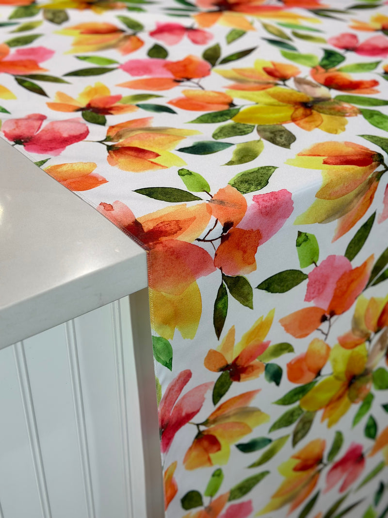 Blooms Floral (Poly Print) Table Linen