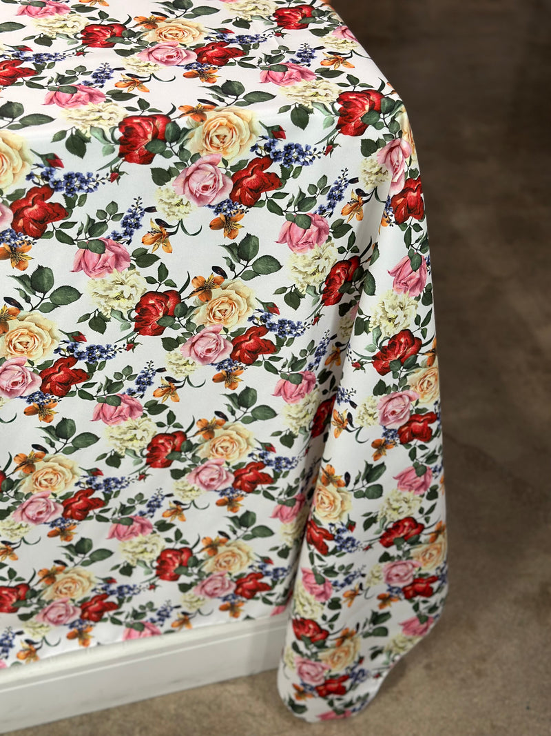 Rose Garden (Poly Print) Table Linen